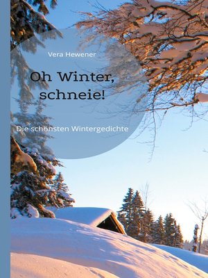 cover image of Oh Winter, schneie!